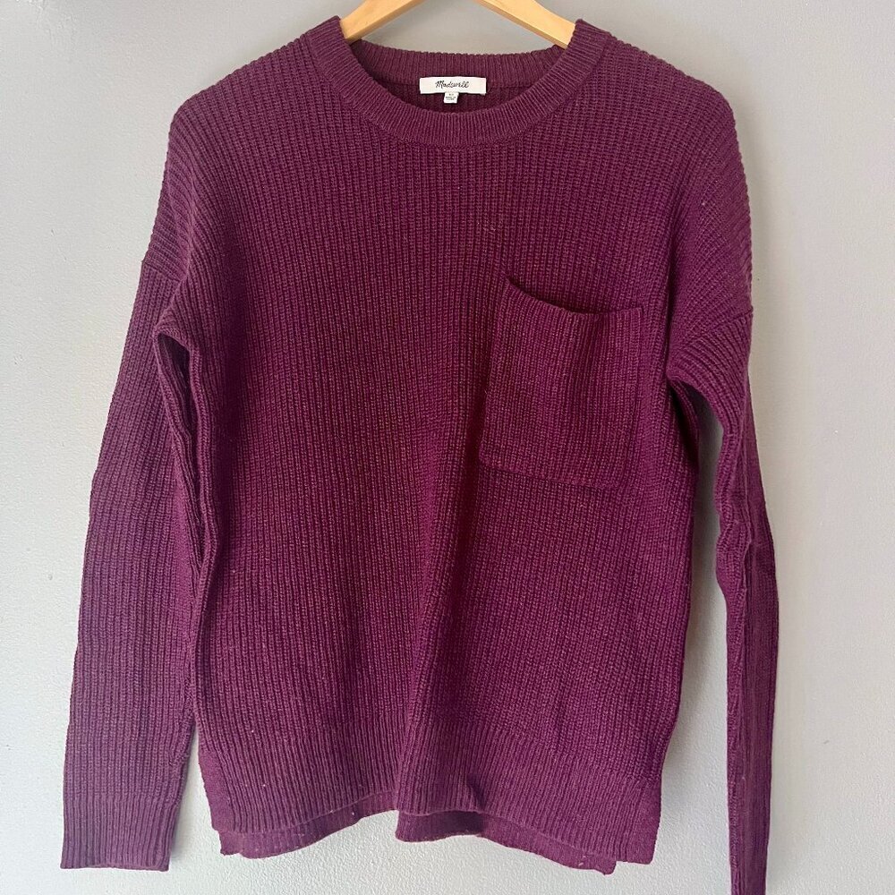 NWOT Madewell Thompson Pullover Knit Sweater Size XS - Picture 2 of 6